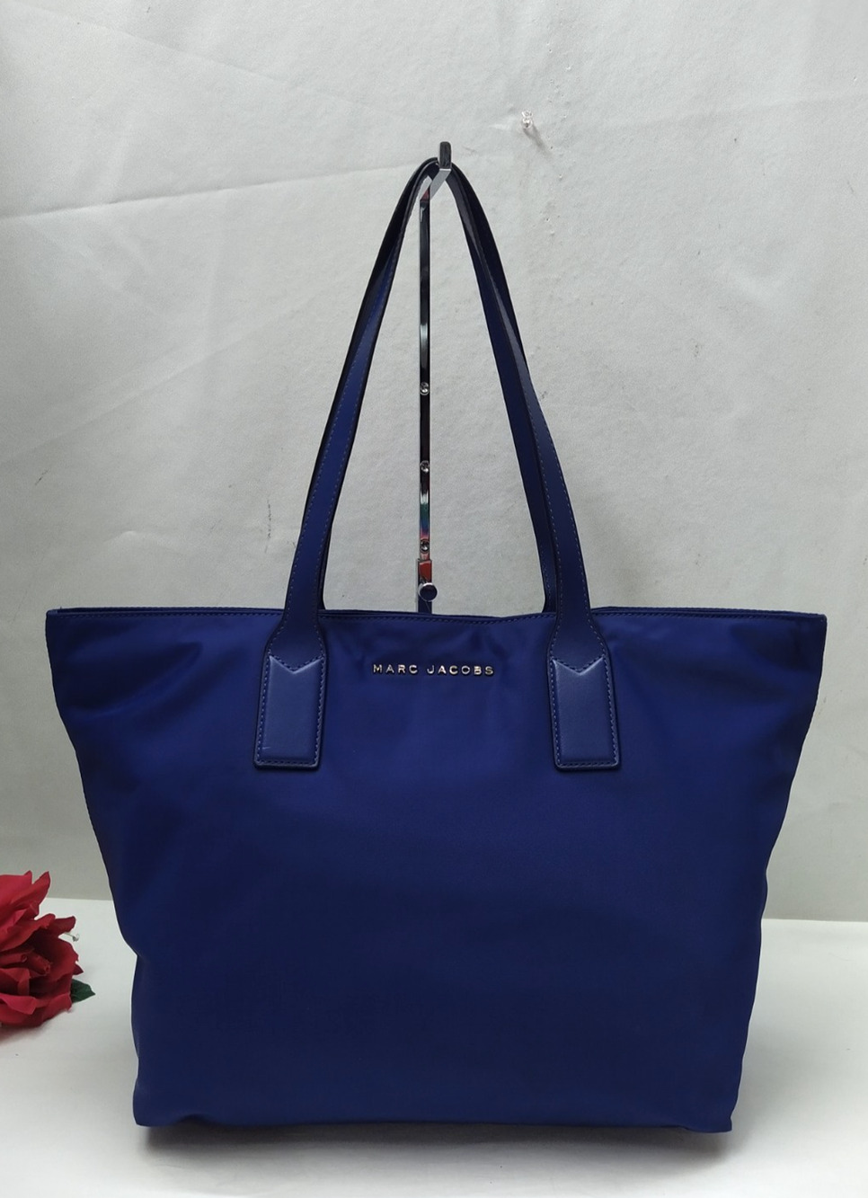 Marc Jacobs Blue Nylon Double Handles Tote Bag